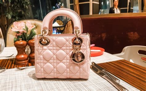 pearl pink lady dior|Lady Dior Mini review @ St.Regis .